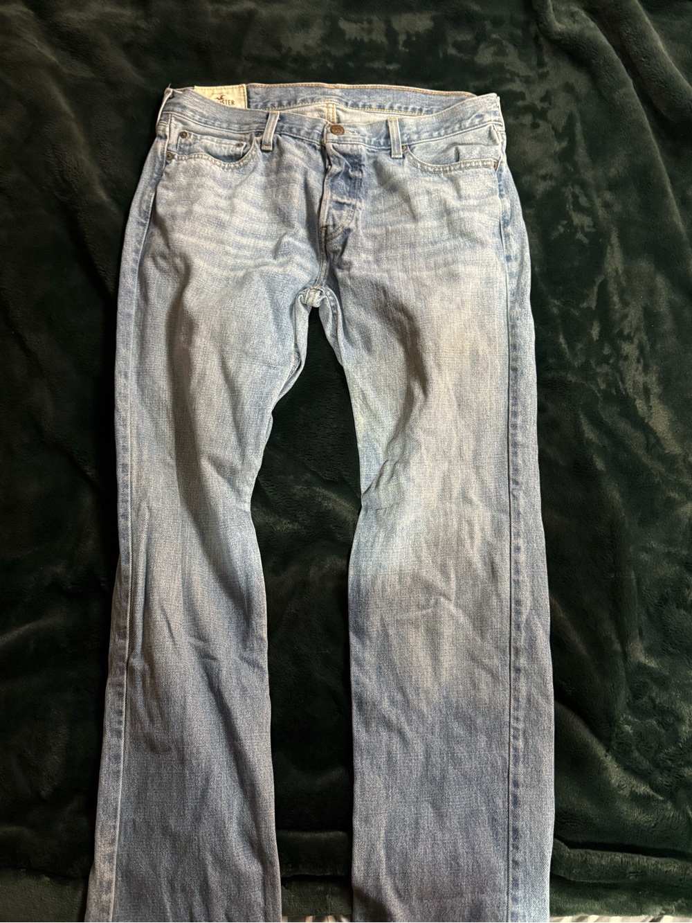 Hollister Light Wash Men's Bootcut Jeans